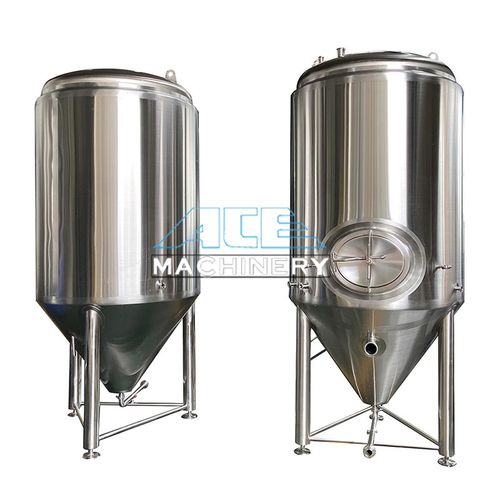 Tanque para cerveja - Wenzhou Ace Machinery Co., Ltd. - em aço inoxidável / cilíndrico / autoportante
