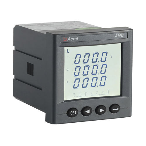 Indicador de corrente alternada - AMC72L series - ACREL CO., LTD. - de tensão / LCD / para montagem em painel