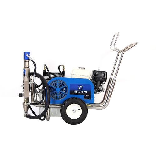 Máquina de pulverização móvel - HB970  - Fuzhou Hvban Mechanical Equipments Co., Ltd. - de tinta / hidráulica / airless
