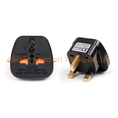 Adaptador elétrico macho - WAS-7 - Allwin(Xiamen) Int'l Trading Co., Ltd. - em PVC / em cobre / de segurança