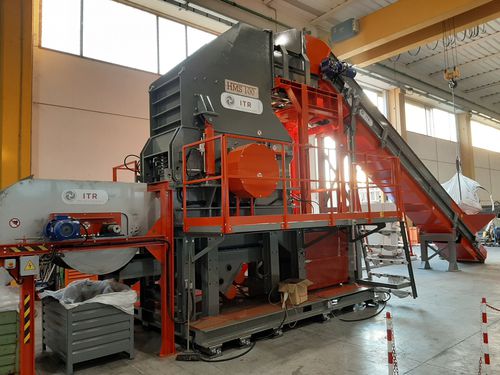 Moinho para resíduos - ITR HMS - ITR Recycling Technologies - para metais / de martelos / horizontal