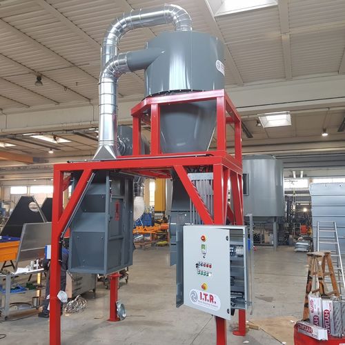 Separador para resíduos - SZZ - ITR Recycling Technologies - de ar / para coleta seletiva / vertical