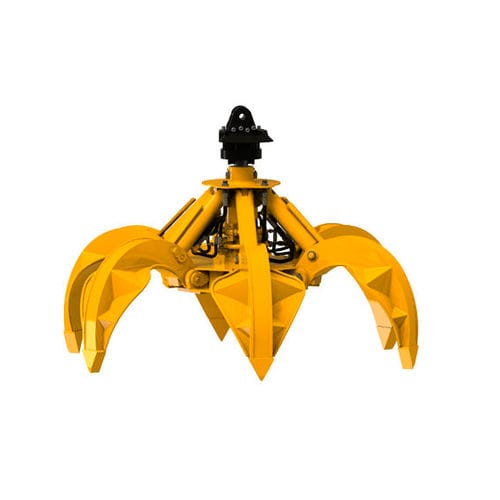 Garra tipo orange peel - PVT series  - TECNOBENNE® S.R.L. - hidráulica / para coleta de resíduos / para escavadeira