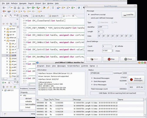Software de interface - CPC  - EMS Dr. Thomas Wünsche e.K. - de desenvolvimento / Linux