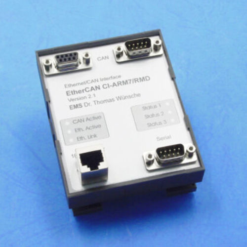 Gateway de comunicação - EtherCAN CI-ARM7/RMD series - EMS Dr. Thomas Wünsche e.K. - industrial / Ethernet / serial