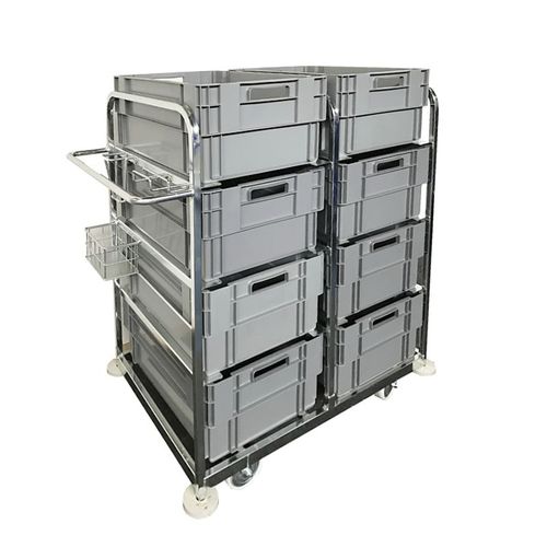 Carrinho para preparação de pedidos - 46390SN - Rotom Nederland BV - metálico / empilhável