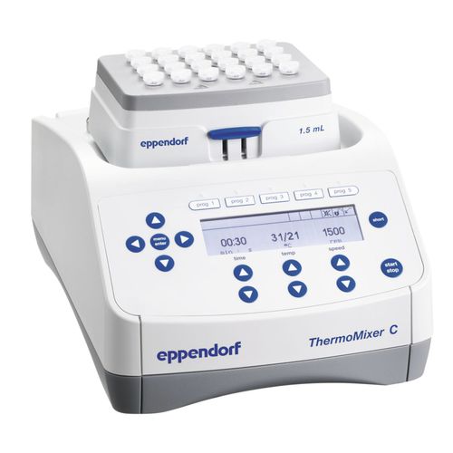 Agitador de laboratório Vórtex - ThermoMixer® C - Eppendorf SE - circular / orbital / digital