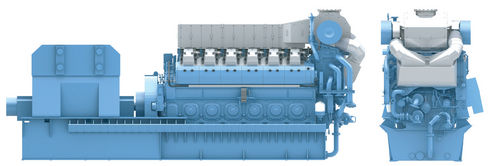Grupo gerador de energia a diesel - B32:40 - Rolls Royce - trifásico / estacionário / 50 Hz
