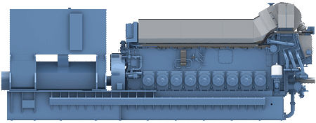 Motor a gás - C26:33 - Rolls Royce - de 4 cilindros / turbo / para grupo gerador de energia