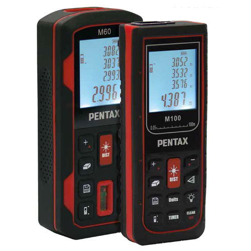 Medidor de distância a laser - M-60 - PENTAX Precision - portátil / com cálculo automático de volume