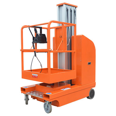 Plataforma de mastro vertical autopropelida - AWPM series - Boonai (Suzhou) Lift Equipment Company - com bateria / para supermercado