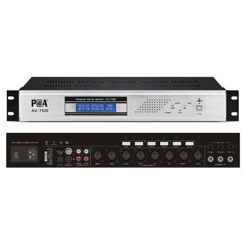 Amplificador sonoro - AV-7100 - Guangzhou Proaudio Industrial Co., Ltd. - com porta USB