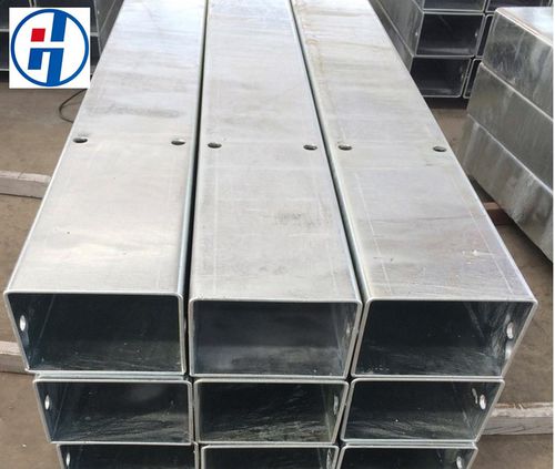 Tubo quadrado - Qingdao Jiahexin Steel Co., Ltd. - em aço galvanizado / para construção civil / convencional