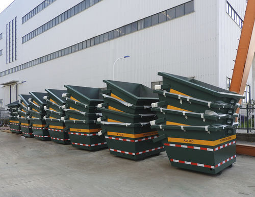 Contêiner de lixo empilhável - Hero Equipment (Yangzhou) Co., Ltd. - em aço / para resíduos industriais / aberto
