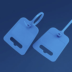 Abraçadeira de cabos em nylon - HT-165MT - Hont Electrical Co., Ltd. - com porta-etiquetas