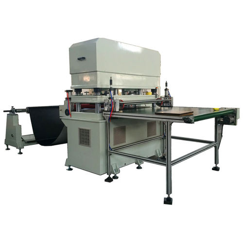 Máquina de corte com saca-bocados - DP-1200J - Kunshan Dapeng Precision Machinery Co., Ltd. - para espuma / para couro / de rolos