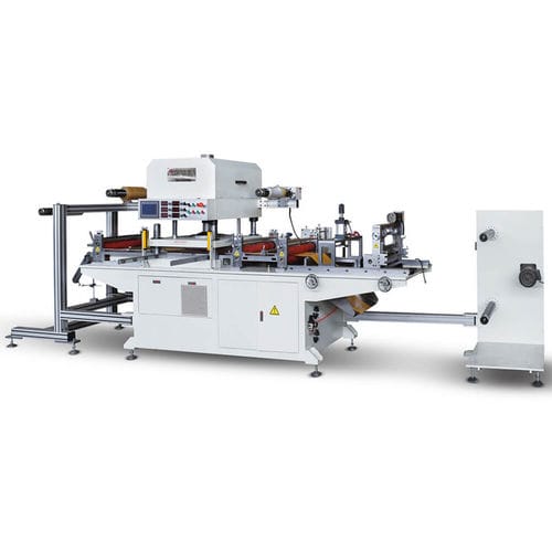 Máquina de corte com saca-bocados - DP-40TA - Kunshan Dapeng Precision Machinery Co., Ltd. - para tecidos / para papel / de rolos
