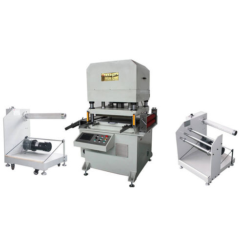 Máquina de corte de rolos - DP-650J - Kunshan Dapeng Precision Machinery Co., Ltd. - com saca-bocados / para cobre / de etiquetas