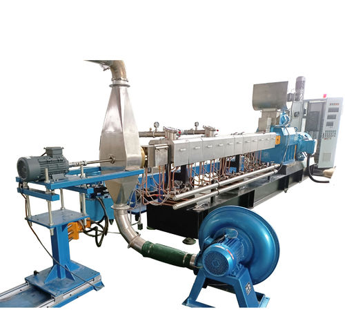 Extrusora de rosca dupla - TSE series - Nanjing Haisi Extrusion Equipment Co., Ltd. - para termoplásticos biodegradáveis / compacta