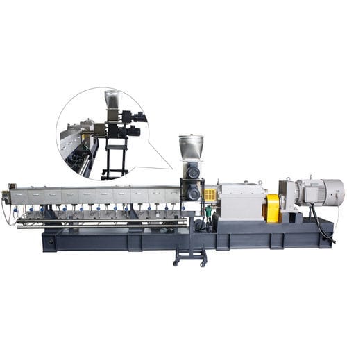 Extrusora de alimentos de alimentação para animais de companhia - T series - Nanjing Haisi Extrusion Equipment Co., Ltd. - de rosca dupla