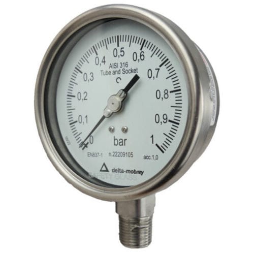 Manômetro diferencial - GG  - Delta Mobrey Limited - com mostrador analógico / com rosca / NPT 1/4