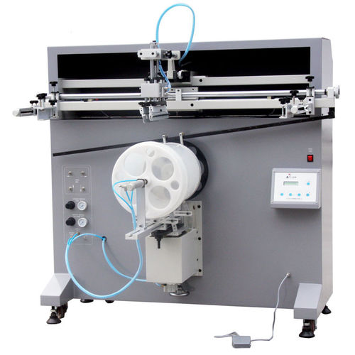 Máquina de serigrafia manual - YD-SPS900 - Dongguan Yaodong Machinery Manufacturing Co., Ltd. - semiautomática / monocromática / para garrafas de plástico