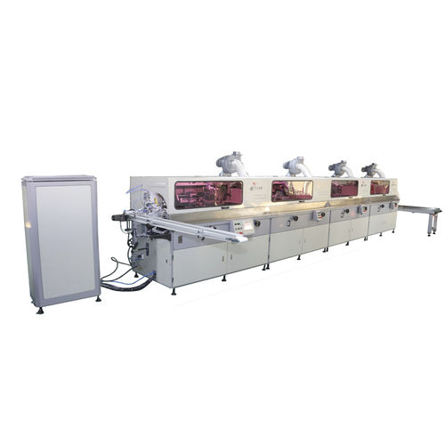 Máquina de serigrafia automática - YD-SPA102/4C - Dongguan Yaodong Machinery Manufacturing Co., Ltd. - em cores / para garrafas de plástico / com sistema de polimerização através de UV