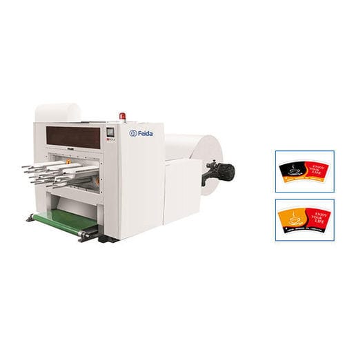 Puncionadeira de rolos - FDC series - Zhejiang Feida Machinery Co., Ltd. - automática / para papel / de copos de papel