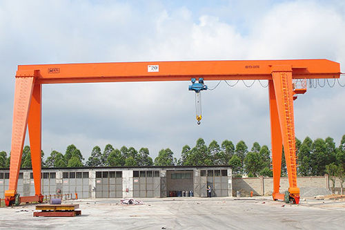 Guindaste de pórtico para trilho - MH - Henan Kuangshan Crane Co., Ltd. - para oficina / para armazém / univiga
