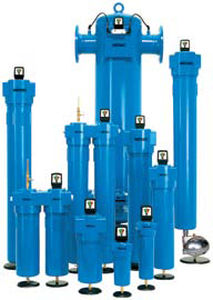 Unidade de filtragem de carvão ativado - Xebec Adsorption - para ar comprimido / pneumática