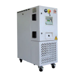Termorregulador com display LCD - 108 series - Vulcanic - com circulação de óleo / móvel