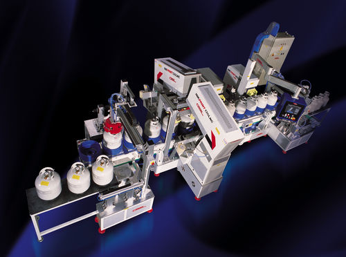 Máquina tampográfica de tinteiro selado - LIN.STA. 01.1260 - COMEC ITALIA - automática / de 8 cores / para botijões de gás
