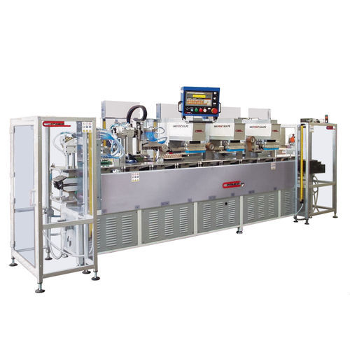 Máquina tampográfica de tinteiro selado - LIN.STA. 03.1209 - COMEC ITALIA - automática / de 3 cores / cabeçote múltiplo