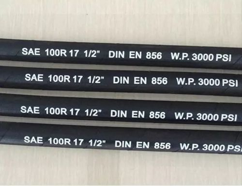 Mangueira em borracha sintética - SAE 100 R17 - Qingdao Hyrubbers Co., Ltd. - em aço / industrial / resistente a óleo