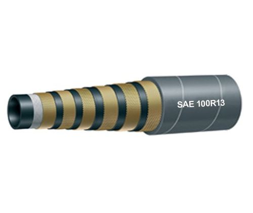 Mangueira hidráulica - SAE 100 R13 - Qingdao Hyrubbers Co., Ltd. - sintética / em aço / industrial
