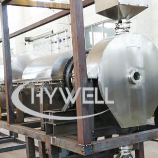Secador de tambor rotativo - HZG series - Hywell Machinery Company - a ar quente / alimentador