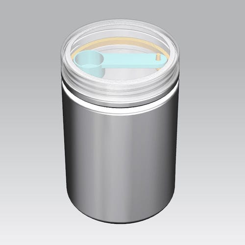 Garrafa para a indústria farmacêutica - RC003  - Shanghai Gensyu Packaging Co., Ltd. - para proteínas em pó / de acondicionamento / cromada