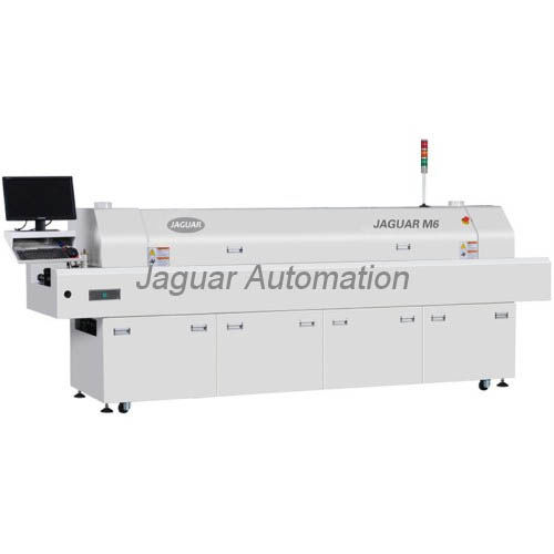 Máquina de solda branda por refusão - M6 - Shenzhen Jaguar Automation Equipment Co., Ltd. - automática / para circuitos impressos / em linha