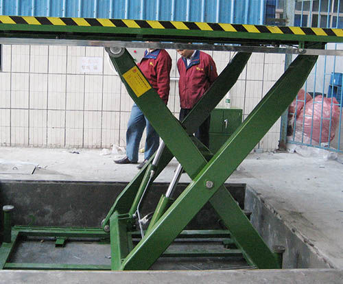 Plataforma elevatória tipo tesoura fixa - Guangdong Sunli Intelligent Logistics Equipment Co., Ltd. - hidráulica