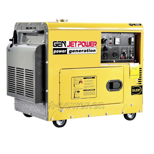 Grupo gerador de energia a diesel - JDE series - Fuzhou Jet Electric Machinery Co., Ltd. - monofásico / com rodízios / 50 Hz
