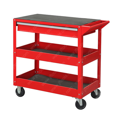 Carrinho de serviço - UTC321 - CHANGZHOU CITY HONGFEI METALWORK CORPORATION - em aço / 3 níveis / com plataforma