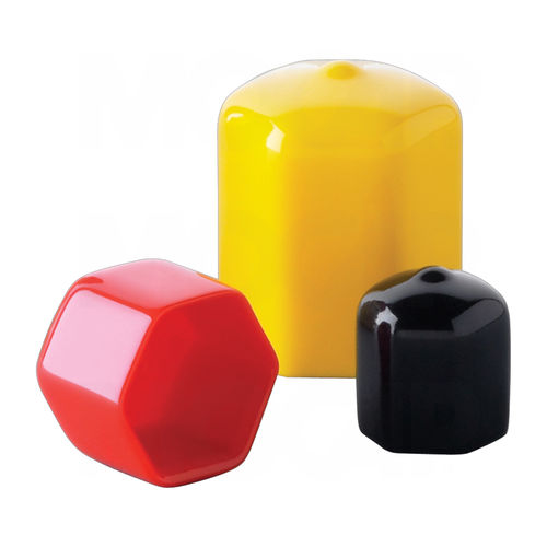 Tampa (cap) press-fit - AHX series - MOCAP LTD - hexagonal / vinílica / flexível