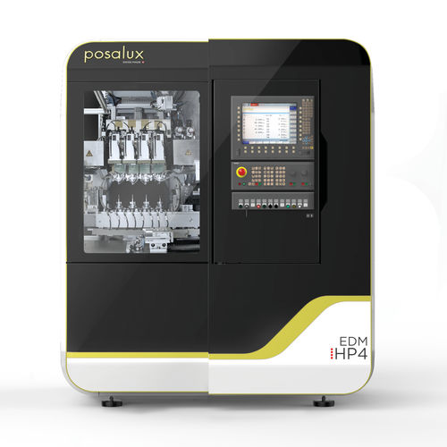 Máquina de microperfuração por eletroerosão - EDM HP4 - Posalux SA - CNC / de alta velocidade / compacta