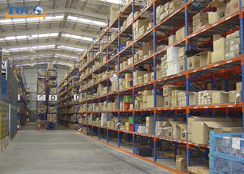 Sistema de armazenamento para corredores estreitos - IPR06 - NANJING TOCO WAREHOUSE EQUIPMENT CO., LTD. - para cargas pesadas / porta-paletes / em aço