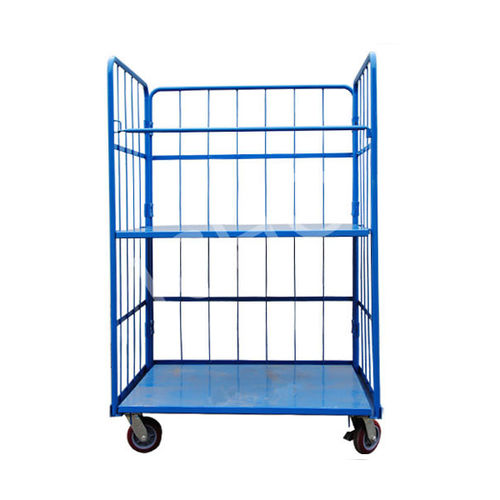 Container aramado com rodas multiusos - IRC series - NANJING TOCO WAREHOUSE EQUIPMENT CO., LTD. - com prateleiras / metálico