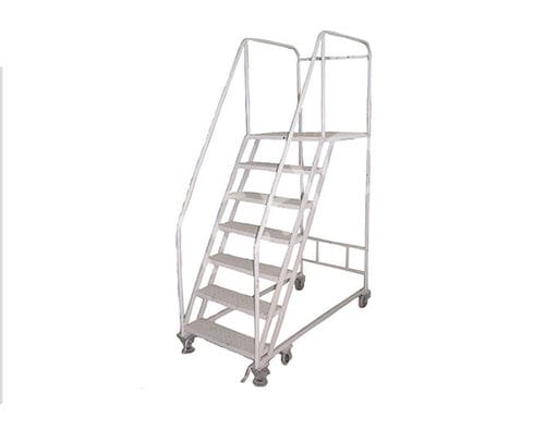 Escada com plataforma - NANJING TOCO WAREHOUSE EQUIPMENT CO., LTD. - para armazém