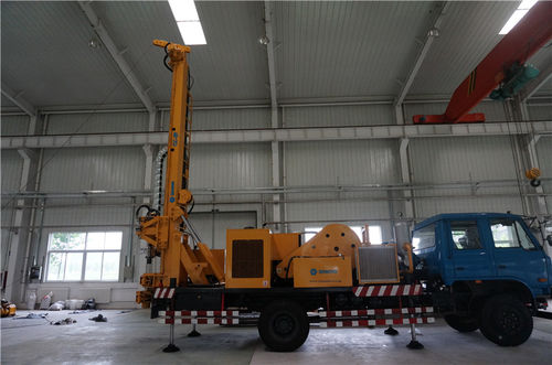 Perfuratriz de poços - SNR400C - SINOVO HEAVY INDUSTRY CO., LTD. - de esteiras / rotativa / de circulação reversa