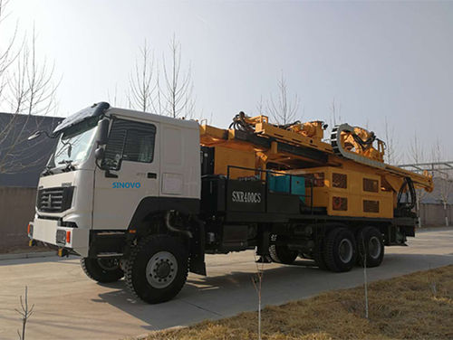 Perfuratriz de poços - SNR400CS  - SINOVO HEAVY INDUSTRY CO., LTD. - de esteiras / rotativa / rotativa com cabeçote duplo