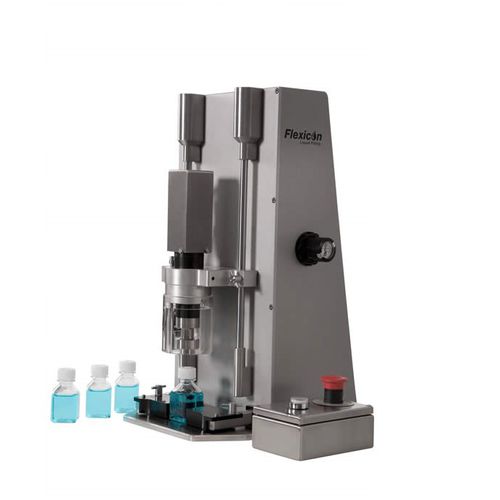 Tampadora-rosqueadora de tampas de pressão - FCE50L - Watson-Marlow Fluid Technology Group - semiautomática / para garrafas / de bombonas