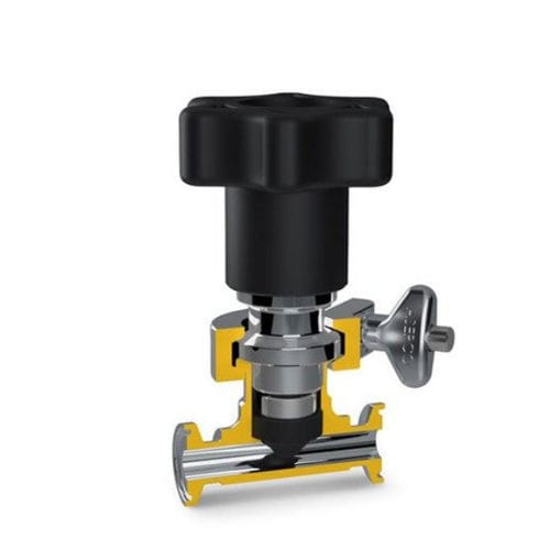 Válvula de diafragma - ASEPCO - Watson-Marlow Fluid Technology Group - manual / em linha / para flange
